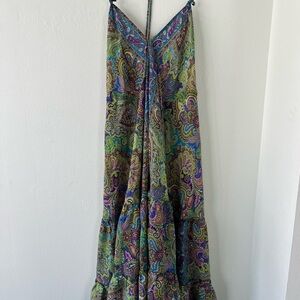 Paisley Multicolor Maxi Dress